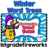 Winter Word Trees for Reading Fluency