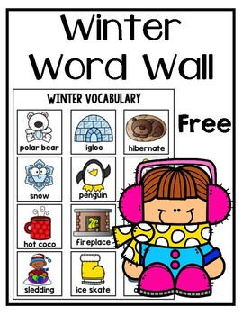 Preview of Winter Word Wall