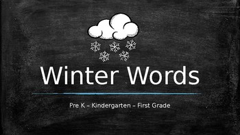 Preview of Winter Words