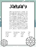 Winter Wordsearch (January)