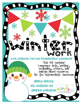 Preview of Winter Work for the Intermediate Classroom
