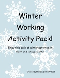 Winter Working Activity Pack!