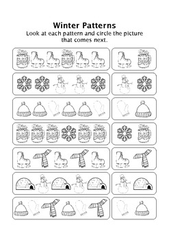 Winter Worksheet Packet By Crystal Meyers 