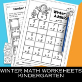 Winter Worksheets for 2nd Grade - Math and Language Arts D