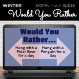 Winter Would You Rather Game | 100% Editable | Google Slides