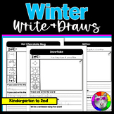 Winter Write and Draws, Handwriting Journals & Directed Dr