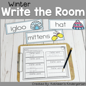 Preview of Winter Write the Room