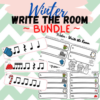 Preview of Winter - Write the Room BUNDLE