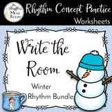 Winter Write the Room Bundle for Music Class