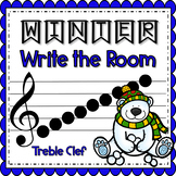 Winter Write the Room - Treble Clef