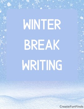 Preview of Winter Writing
