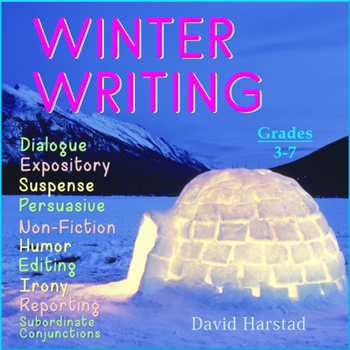 Preview of Winter Writing: 33 Printable Prompts (Grades 3-7)