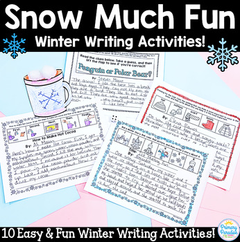 Preview of Winter Writing Activities: 10 Snow Much Fun!