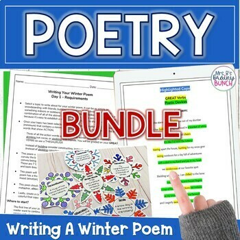 Preview of Winter Writing Activities Bundle