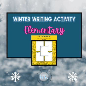 Preview of Winter Writing Activities First Grade & Second Grade