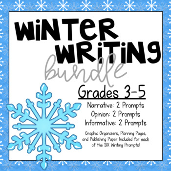 Preview of Winter Writing Activities - BUNDLE