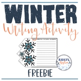 Winter Writing Activity for Christmas 3rd, 4th, 5th & 6th grade