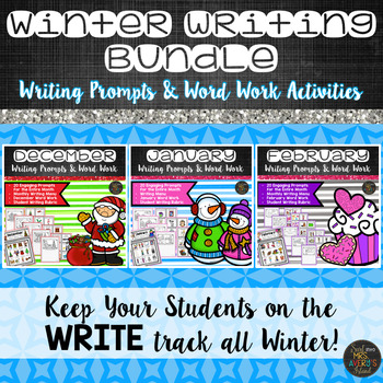Preview of Winter Writing Prompts Bundle