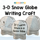 Winter Writing Craft Snow Globe Craft Activity
