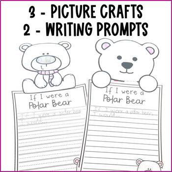 Winter Writing Craft - What if I were a Polar Bear Writing Activity