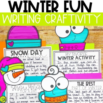 Preview of Winter Writing Craftivity- Print & Go
