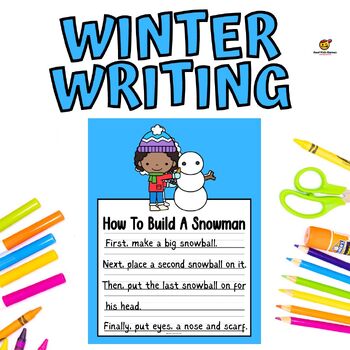 Preview of Winter Writing Crafts for Bulletin Board | Winter Writing Journal