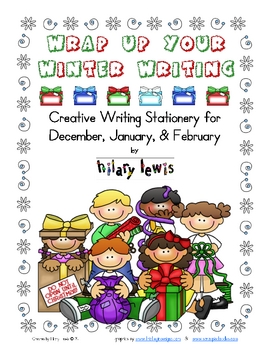 Preview of Winter Writing - Creative Writing Stationery