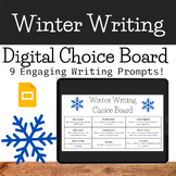 Winter Writing: Digital Choice Board