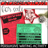 Winter Writing & Holiday Writing Prompt-Gingerbread House 