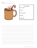 Winter Writing Journal with Word Bank and Picture Prompts