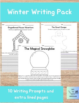 Preview of Winter Writing Pack