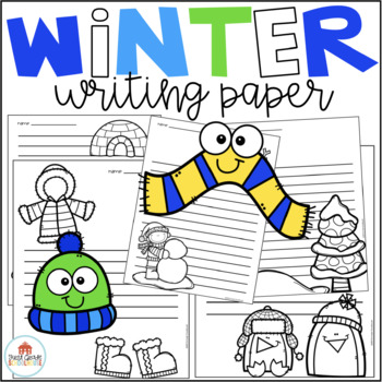 Free Kids Winter Activities Writing Paper