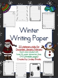 Winter Writing Paper