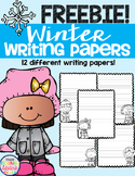 Winter Writing Paper Freebie