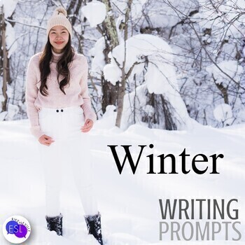 Preview of Winter Writing Prompts for Adult ESL