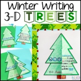 Winter Writing Prompts 3-D Winter Tradition Trees