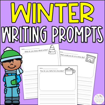Winter Writing Prompts by Mrs Bullington's Primary Emporium | TPT