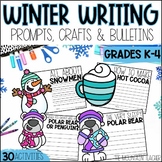 Winter Writing Prompts, Crafts and Paper for Centers & Jan