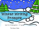Winter Writing Prompts (K-2)