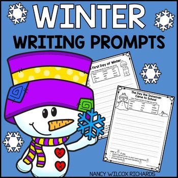 Preview of Winter Writing Prompts | Winter Writing Activities | Winter Activities