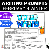 February Writing Prompts Activities & Journal for Winter W