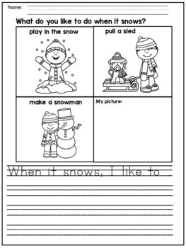creative writing prompts winter