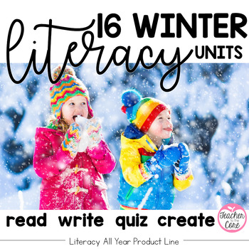 Preview of Winter Literacy - Bundle - Literacy All Year