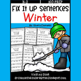 Winter Writing | Snow Day | Fix It Up Sentences