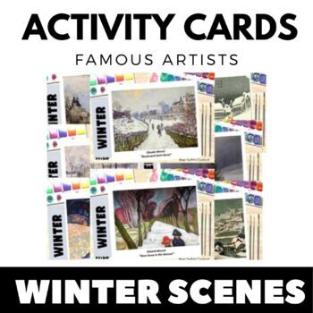 Preview of Winter Writing and Art Activities - Using Art to Inspire Writing