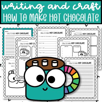 Preview of Winter Writing and Craft: How to Make Hot Chocolate Sequence Writing