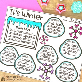 Winter Writing Activities Second Grade | Winter Writing Prompts | TpT
