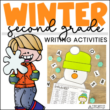 Preview of Winter Writing Activities Second Grade - Winter Writing Prompts