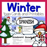 Winter Yoga Cards and Printables - SPANISH