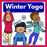 Winter Yoga -Clip Art Kids